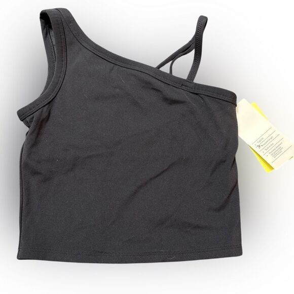 Nwt 6/7 black everyday soft crop top - Picture 1 of 2